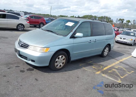 2004 Honda Odyssey Ex z USA, uszkodzony, nr VIN 5FNRL18894B085216